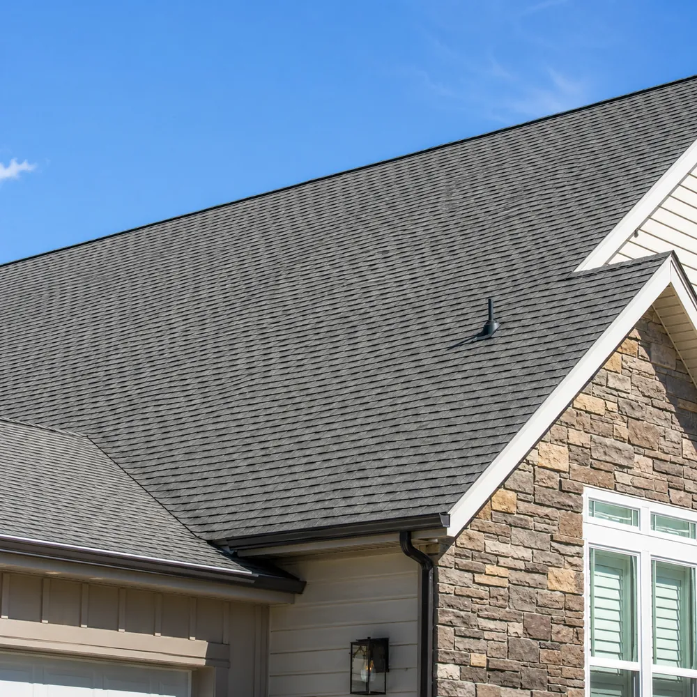 Before and after Roof Cleaning